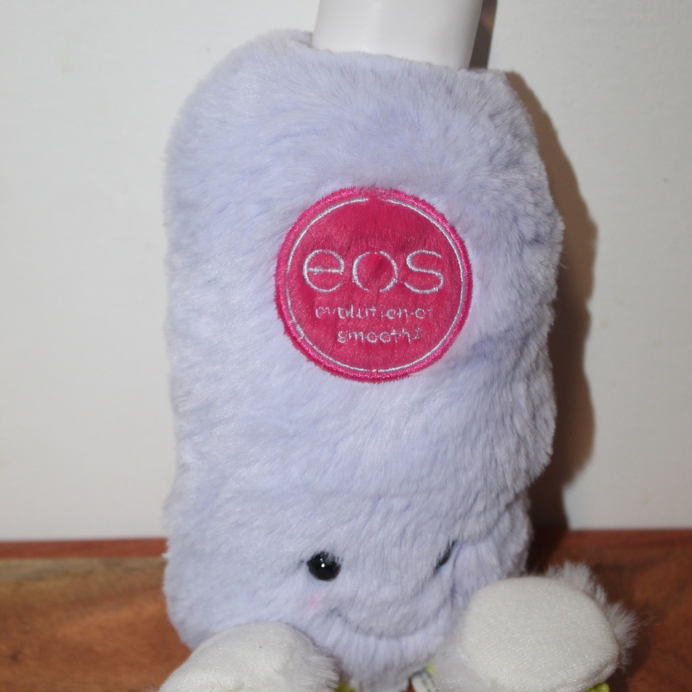 EOS Plush Bottle Cover with Pink Logo